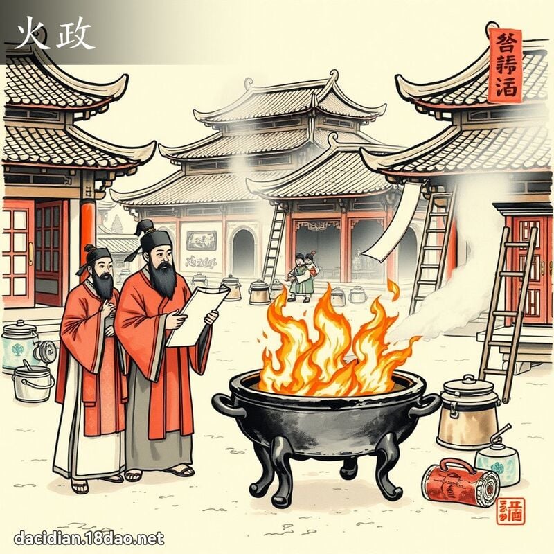 火政 - 國語大辭典配圖
