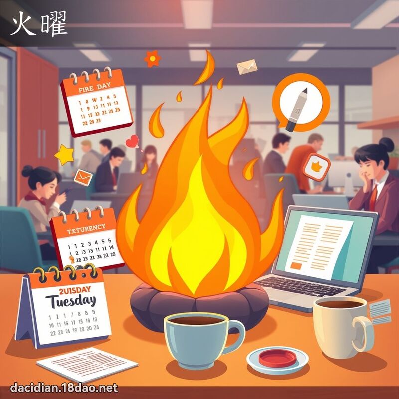 火曜 - 国语大辞典配图