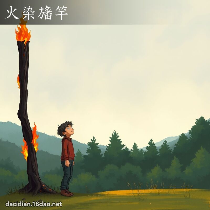 火染旛竿 - 国语大辞典配图