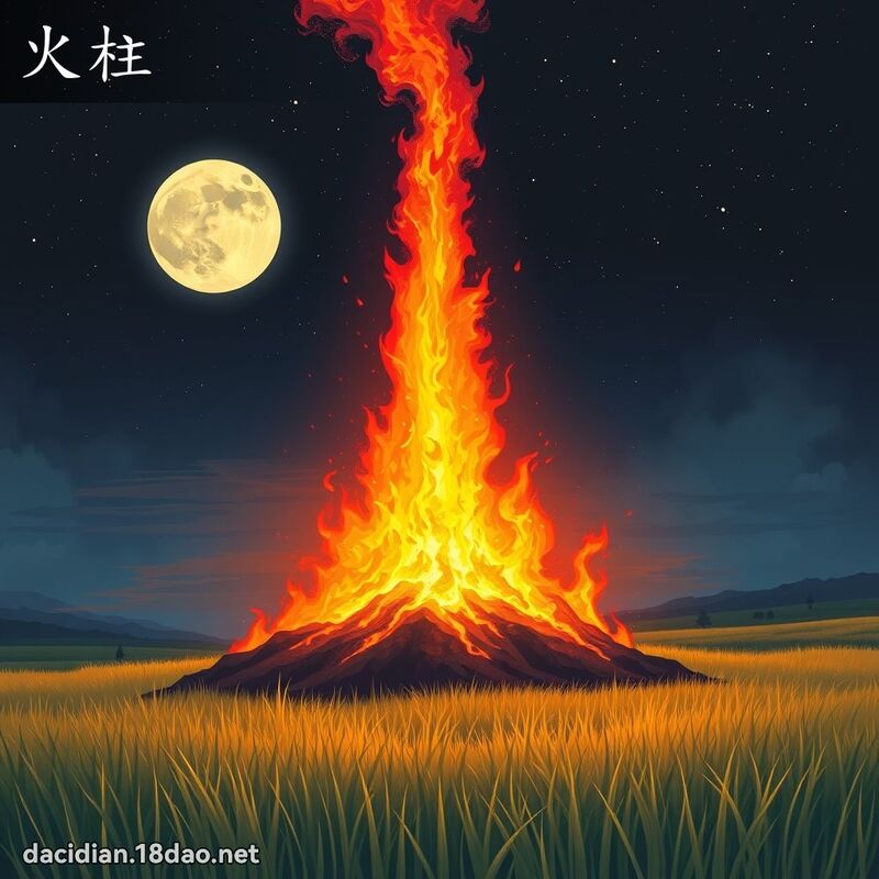 火柱 - 国语大辞典配图