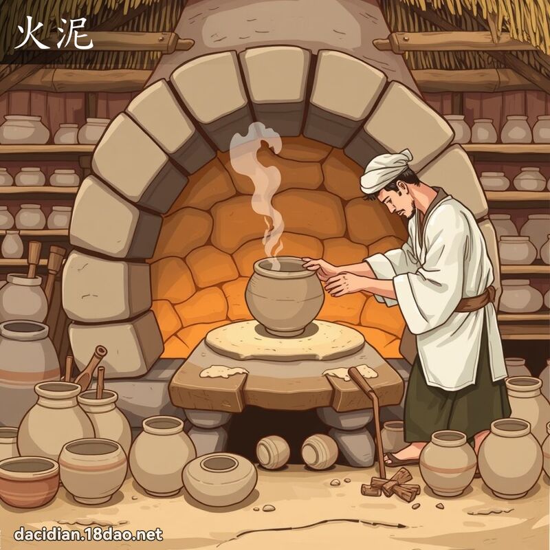 火泥 - 國語大辭典配圖