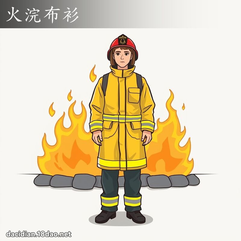 火浣布衫 - 國語大辭典配圖