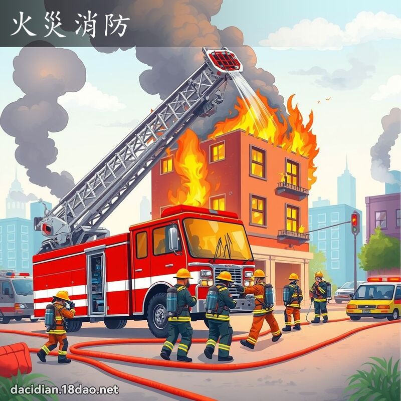 火災消防 - 國語大辭典配圖