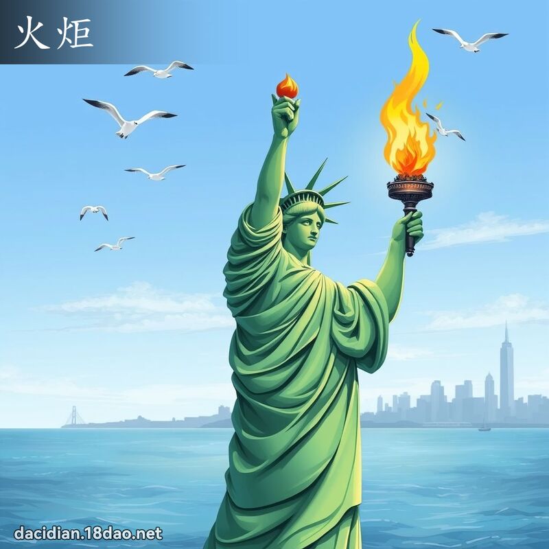 火炬 - 國語大辭典配圖