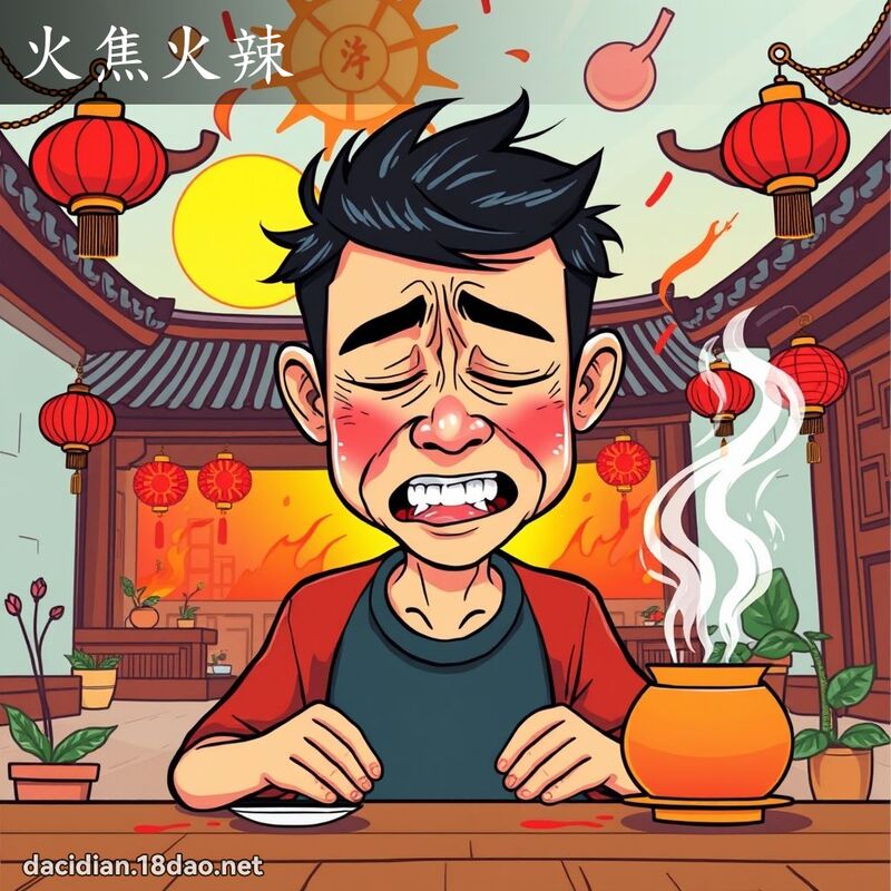 火焦火辣 - 國語大辭典配圖