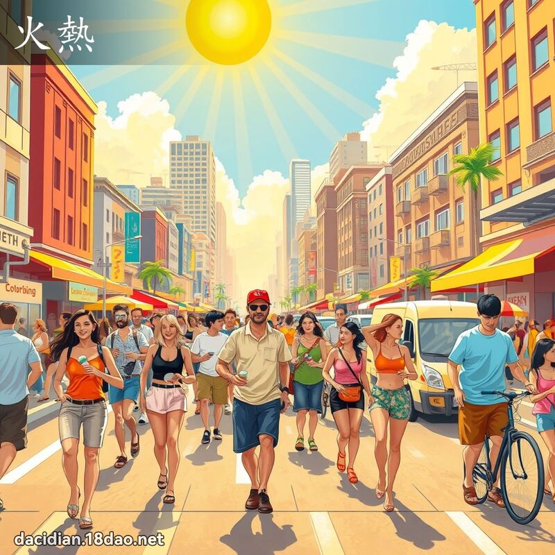 火熱 - 國語大辭典配圖