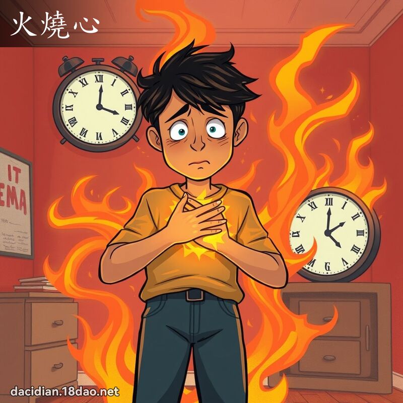 火烧心 - 国语大辞典配图