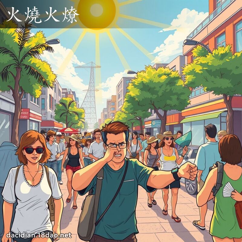 火燒火燎 - 國語大辭典配圖