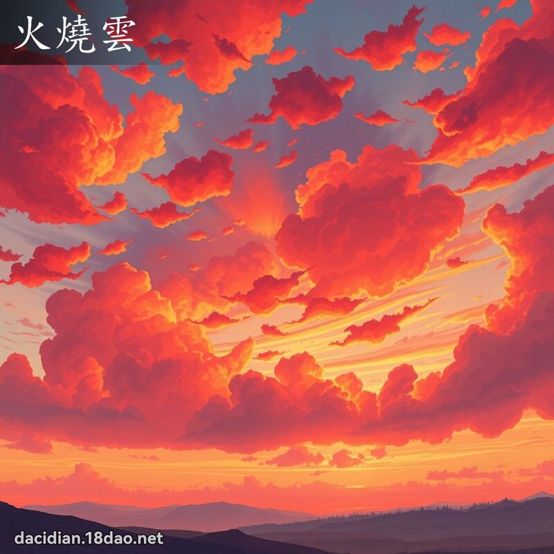 火烧云 - 国语大辞典配图