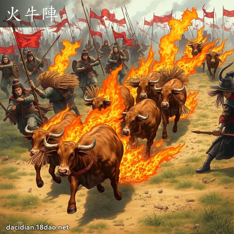 火牛阵 - 国语大辞典配图
