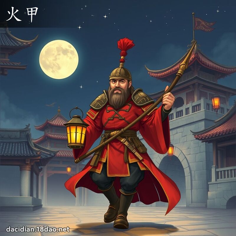火甲 - 國語大辭典配圖
