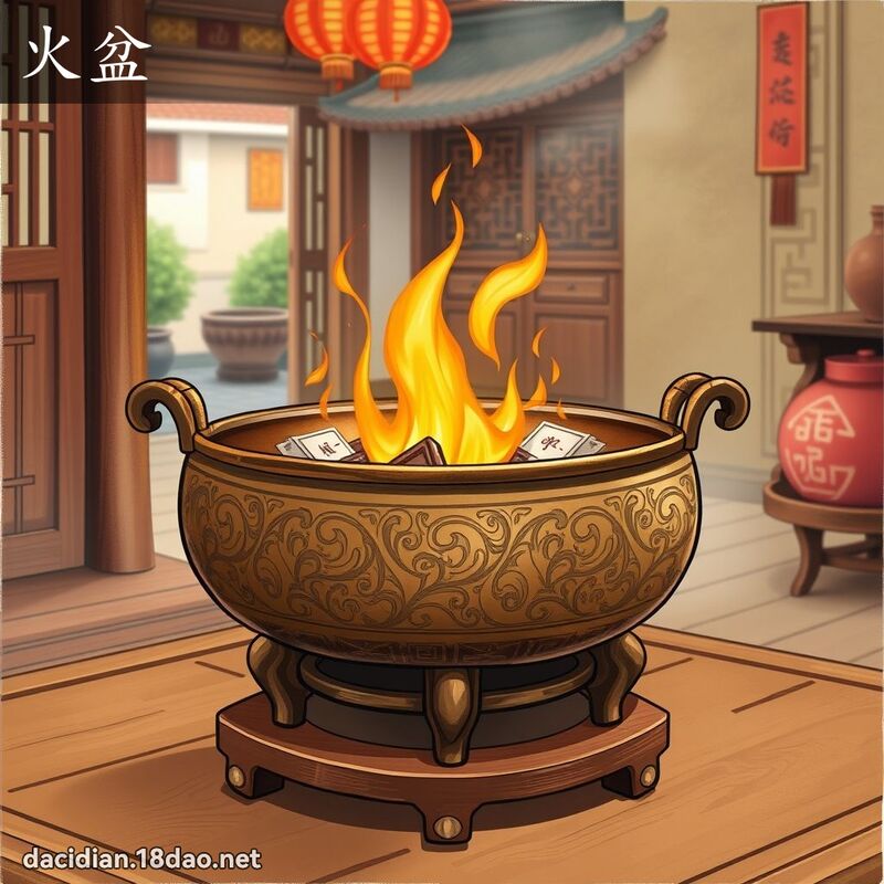 火盆 - 国语大辞典配图
