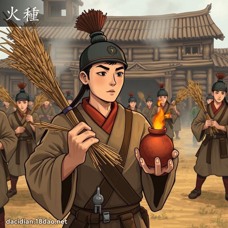 火種 - 國語大辭典配圖