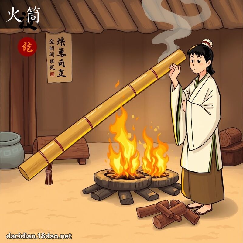 火筒 - 國語大辭典配圖