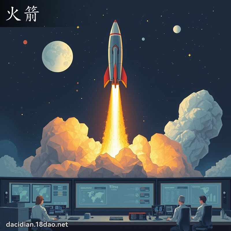火箭 - 國語大辭典配圖