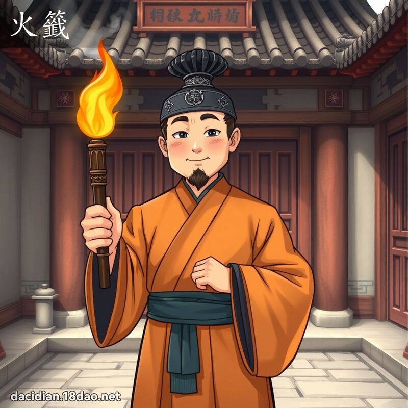 火籤 - 國語大辭典配圖