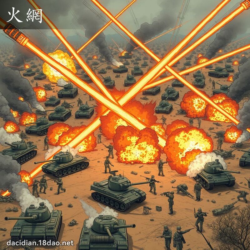 火網 - 國語大辭典配圖