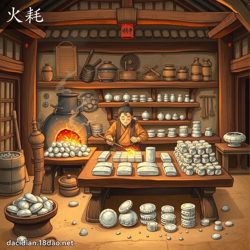 火耗 - 國語大辭典配圖