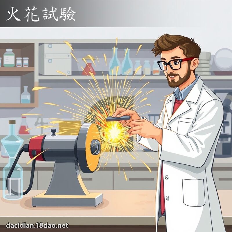 火花試驗 - 國語大辭典配圖