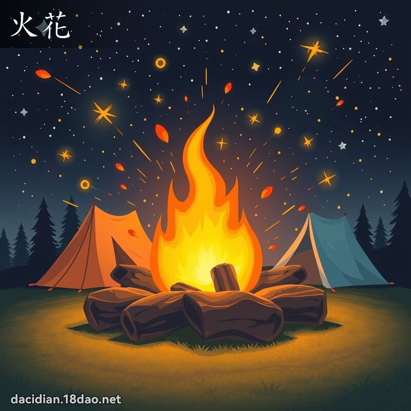 火花 - 國語大辭典配圖
