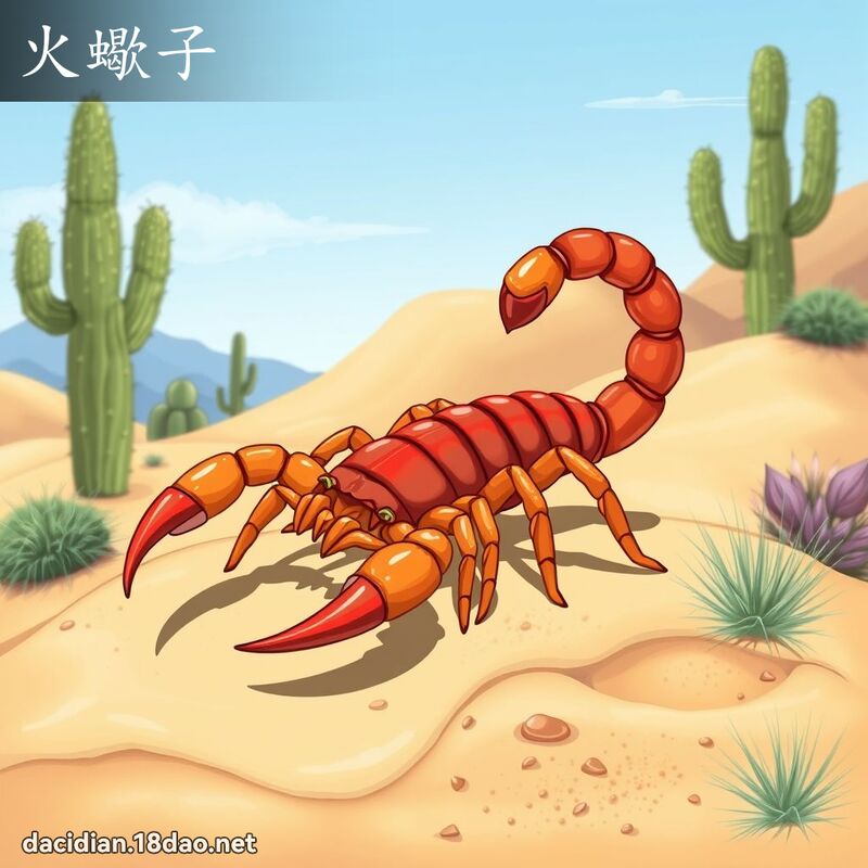 火蝎子 - 国语大辞典配图