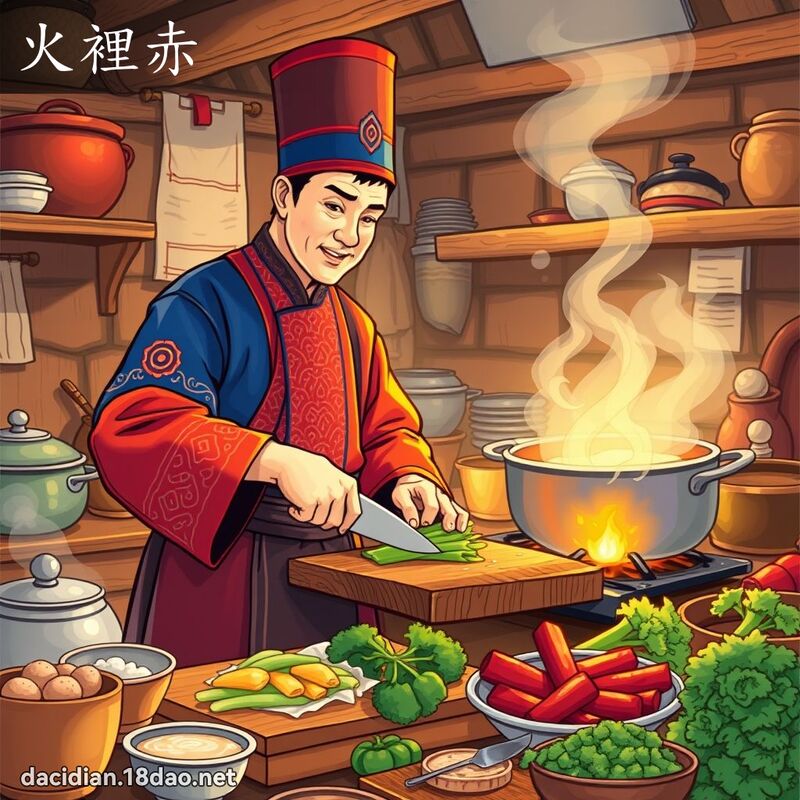 火里赤 - 国语大辞典配图