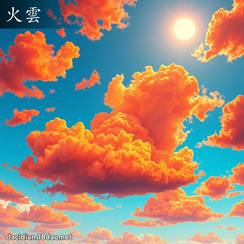 火雲 - 國語大辭典配圖