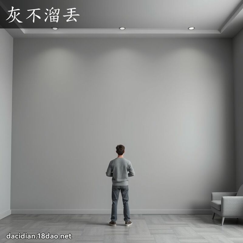 灰不溜丟 - 國語大辭典配圖