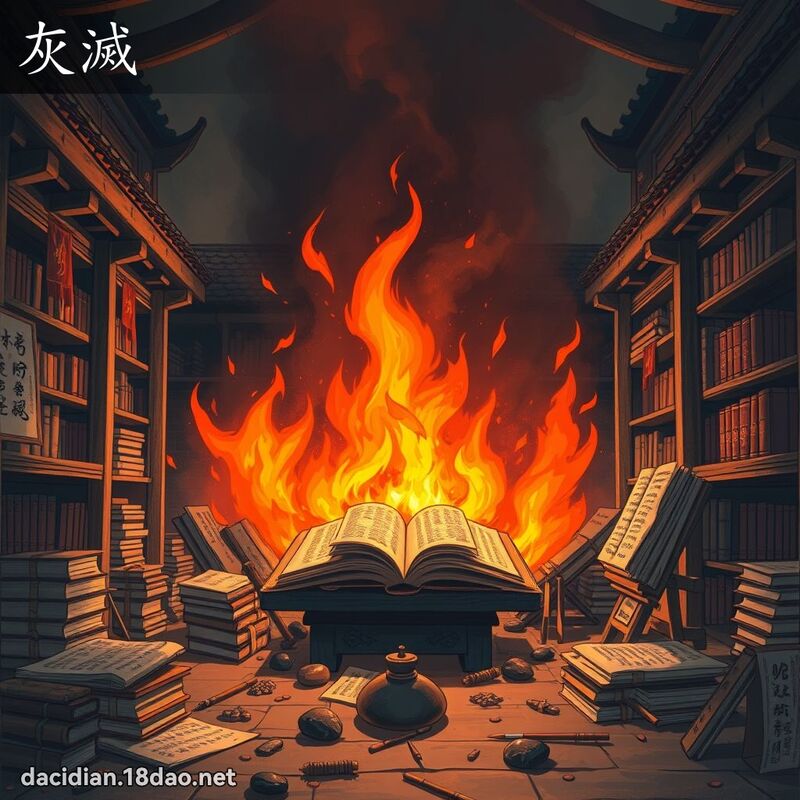 灰滅 - 國語大辭典配圖