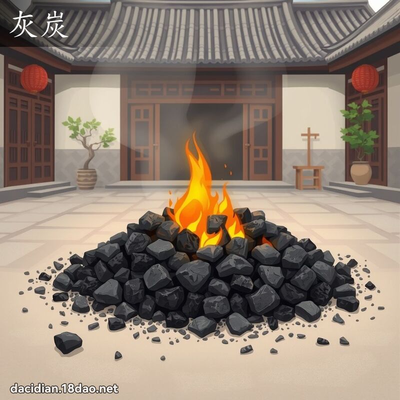 灰炭 - 國語大辭典配圖