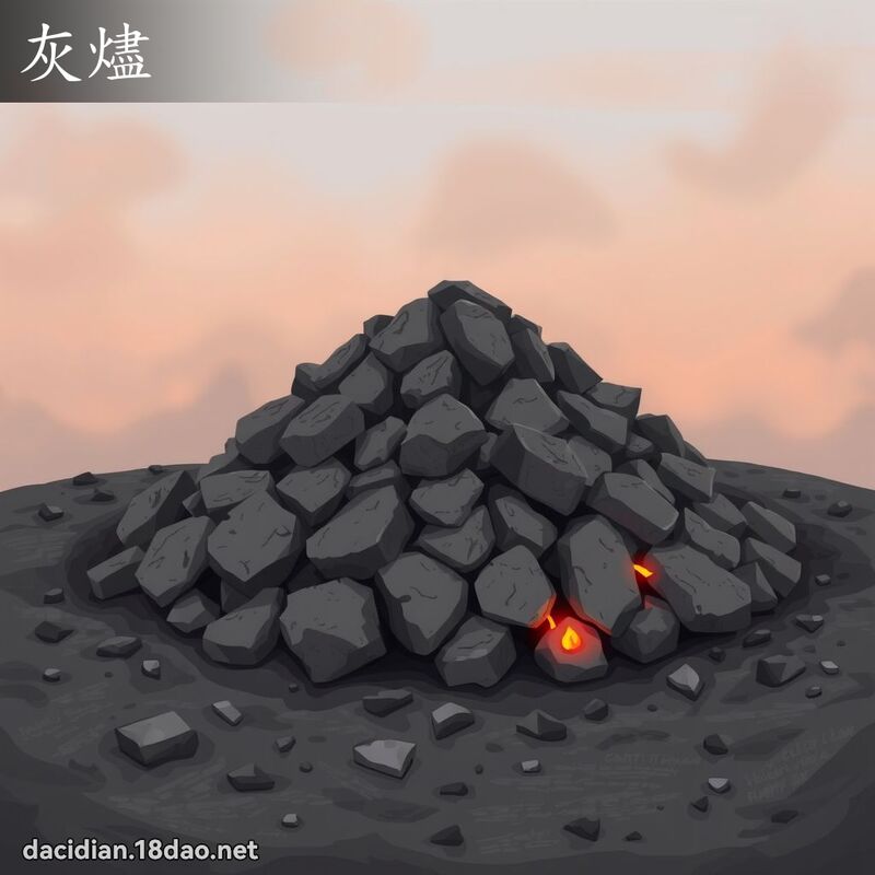 灰燼 - 國語大辭典配圖