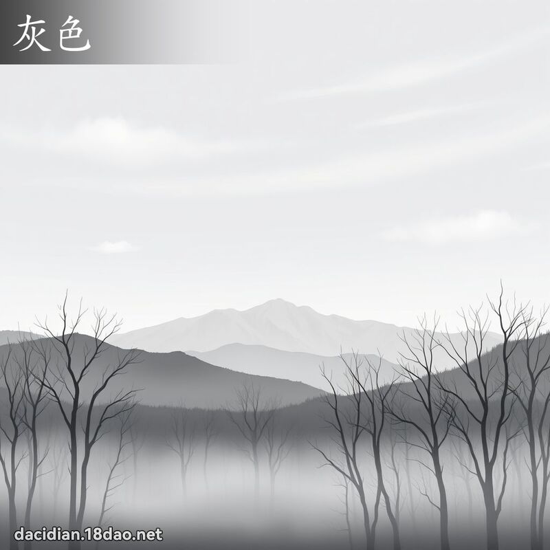 灰色 - 國語大辭典配圖