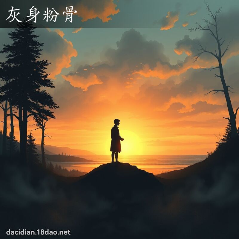 灰身粉骨 - 國語大辭典配圖