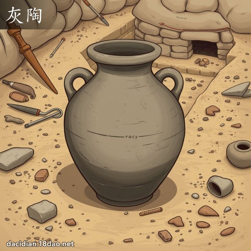 灰陶 - 國語大辭典配圖