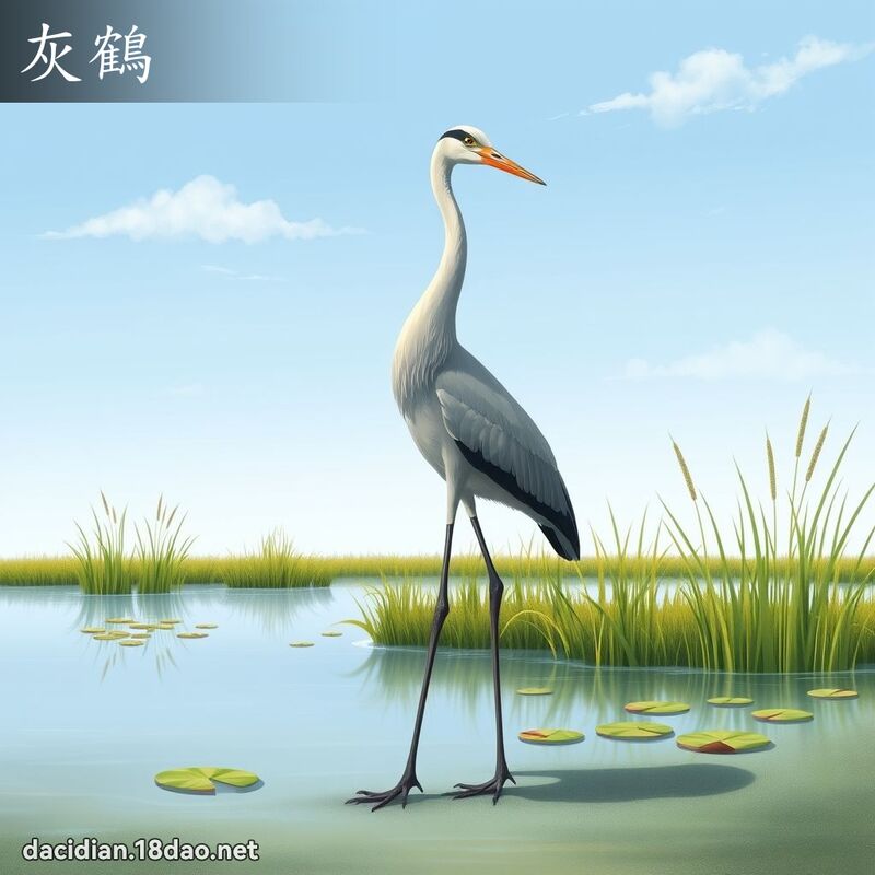 灰鶴 - 國語大辭典配圖