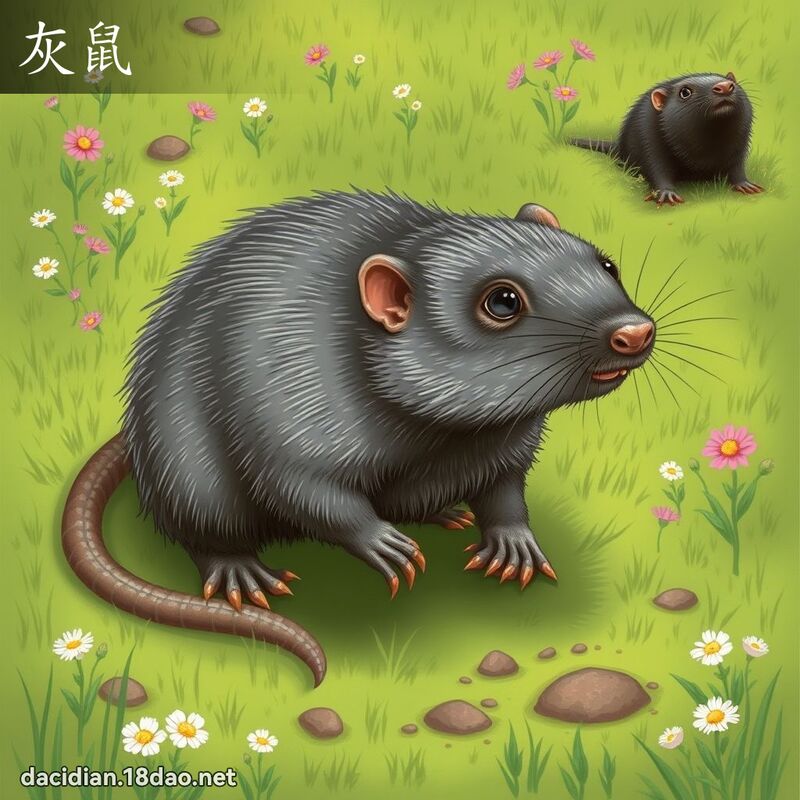 灰鼠 - 國語大辭典配圖