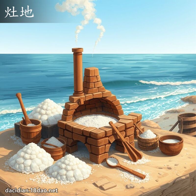 灶地 - 國語大辭典配圖