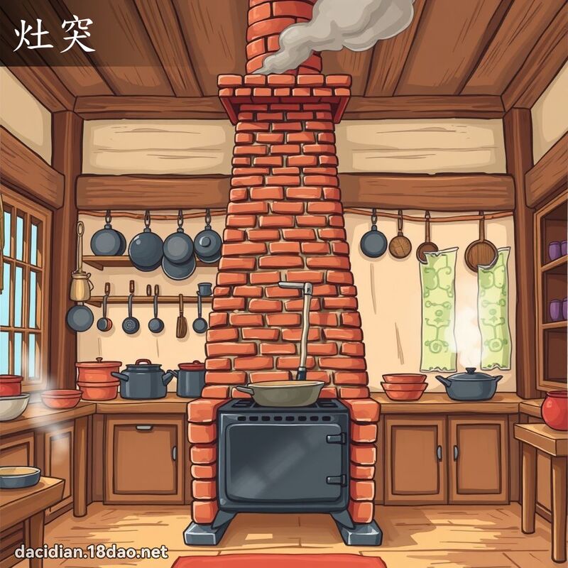 灶突 - 國語大辭典配圖