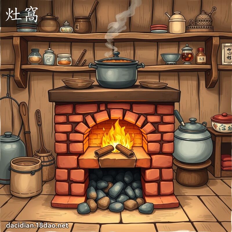 灶窩 - 國語大辭典配圖