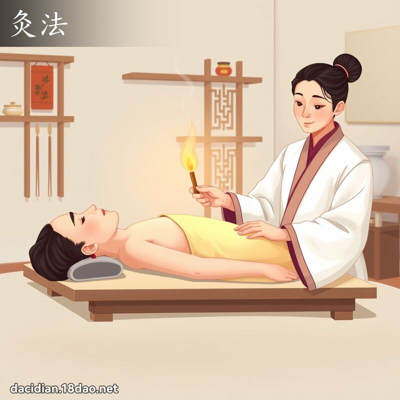 灸法 - 國語大辭典配圖
