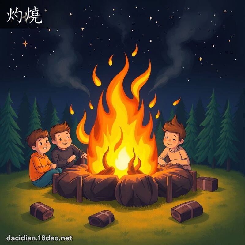 灼燒 - 國語大辭典配圖