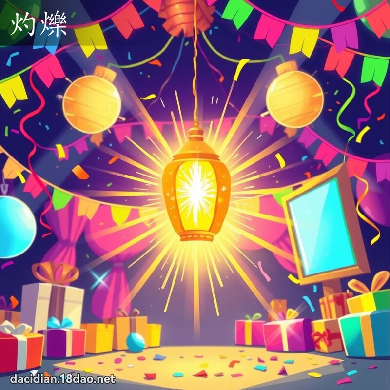 灼烁 - 国语大辞典配图