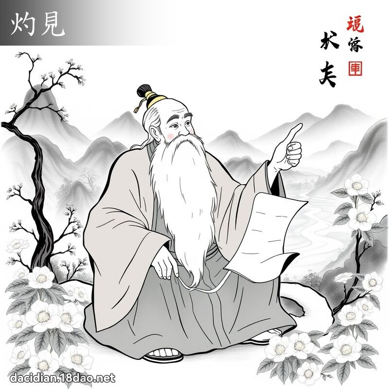 灼见 - 国语大辞典配图