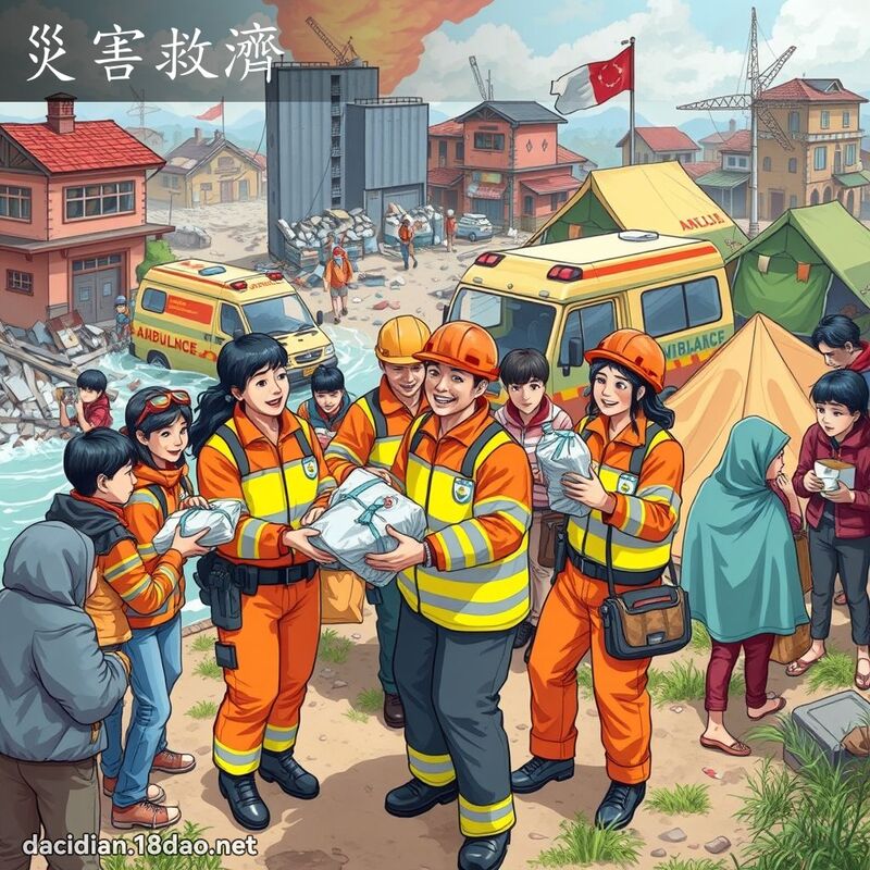 灾害救济 - 国语大辞典配图