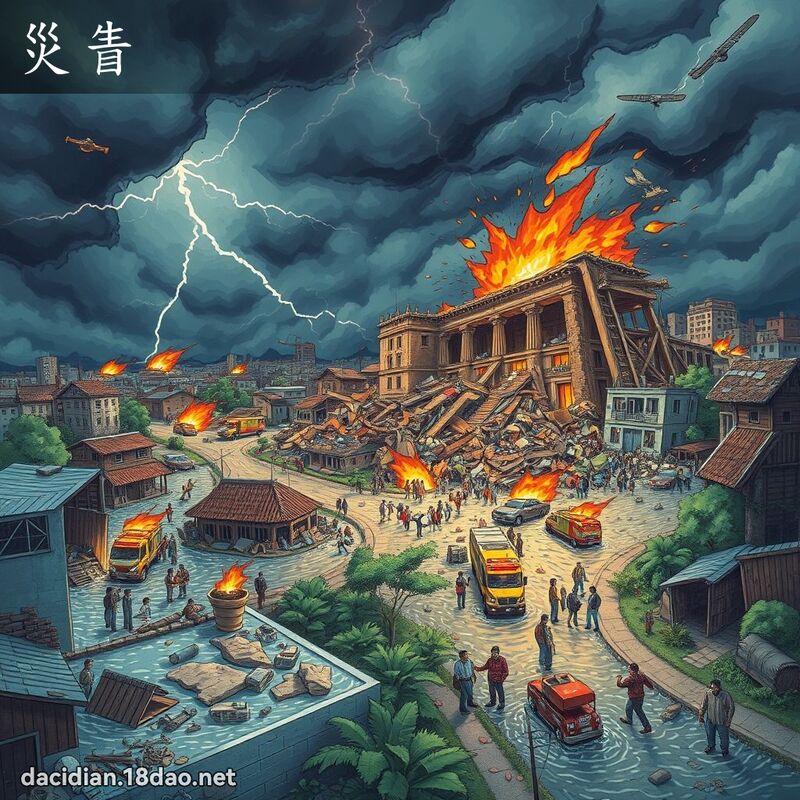 灾眚 - 国语大辞典配图