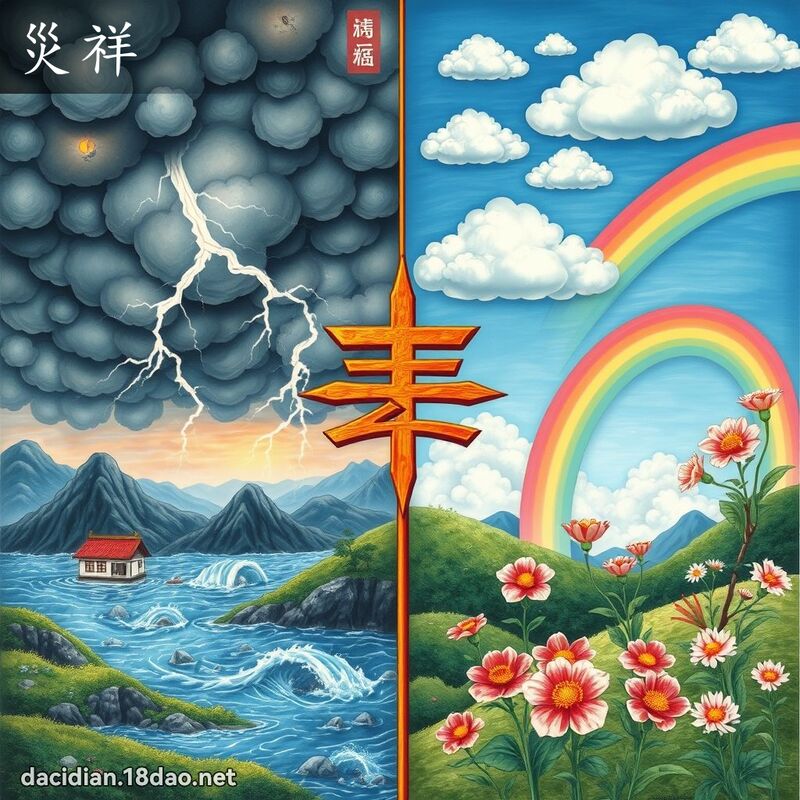 灾祥 - 国语大辞典配图