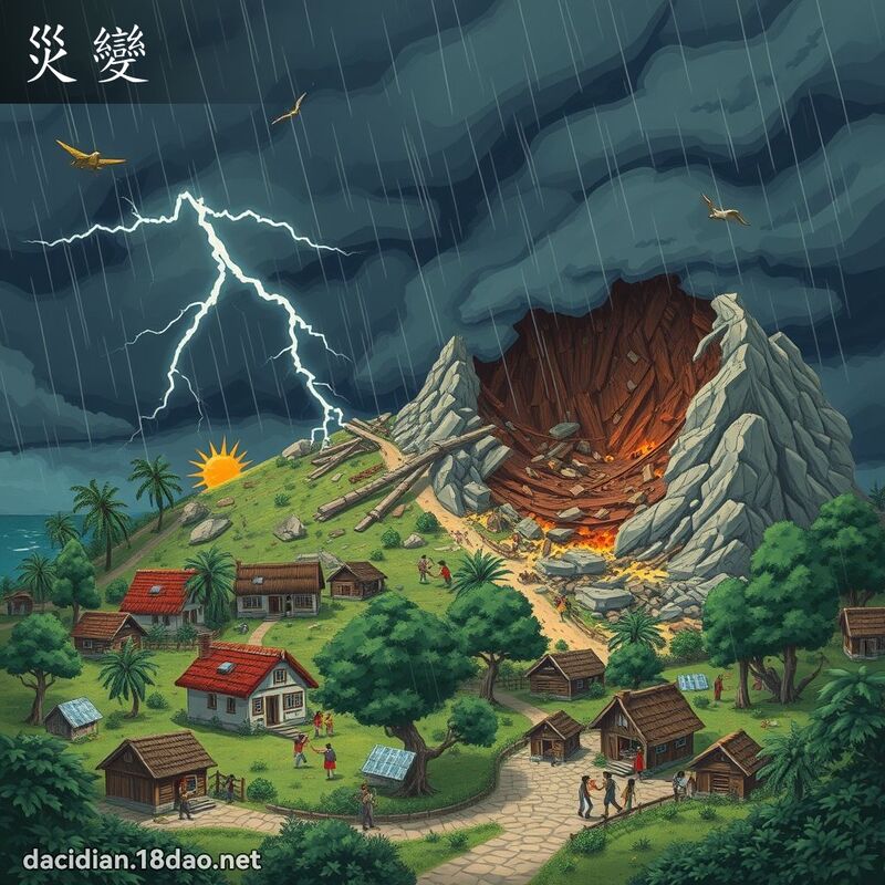 災變 - 國語大辭典配圖