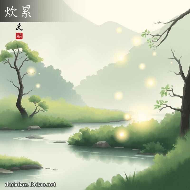 炊累 - 国语大辞典配图