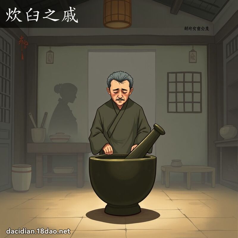 炊臼之戚 - 国语大辞典配图
