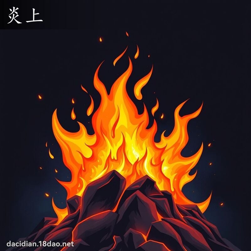 炎上 - 国语大辞典配图